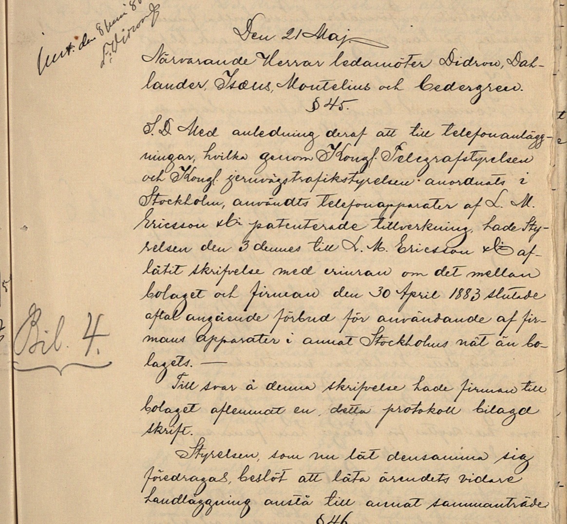 STOCKHOLMS ALLMÄNNA TELEFON AB, 1886