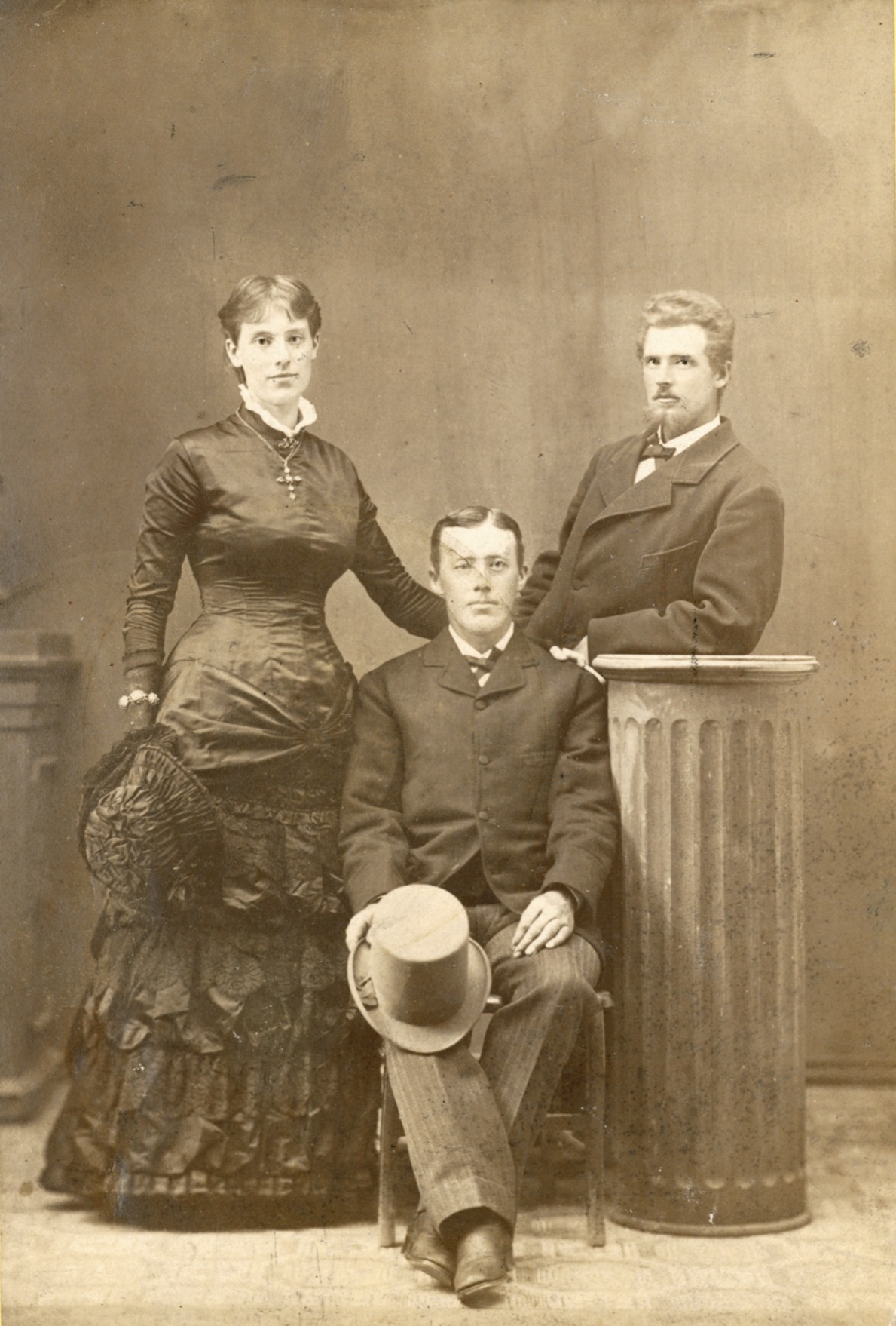 ÖBERG, GUSTAF (WEDDING PHOTO, CHINA 1882)