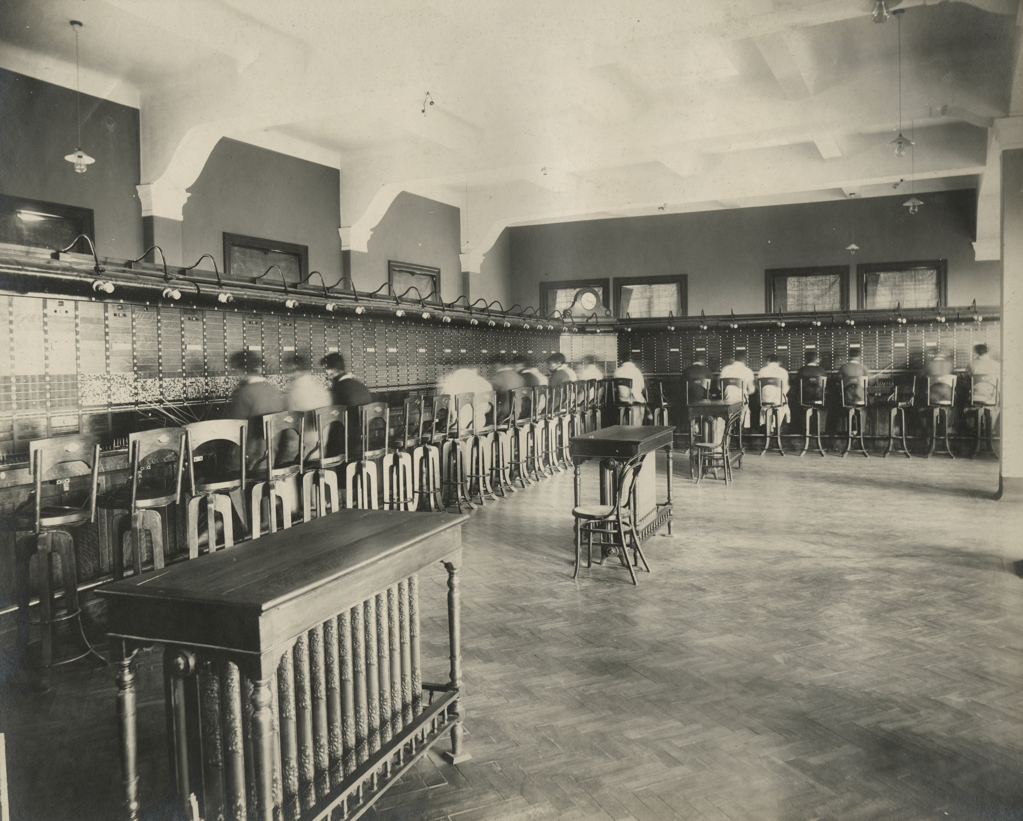 TELEPHONE STATION IN SHANGHAI, INTERIOR