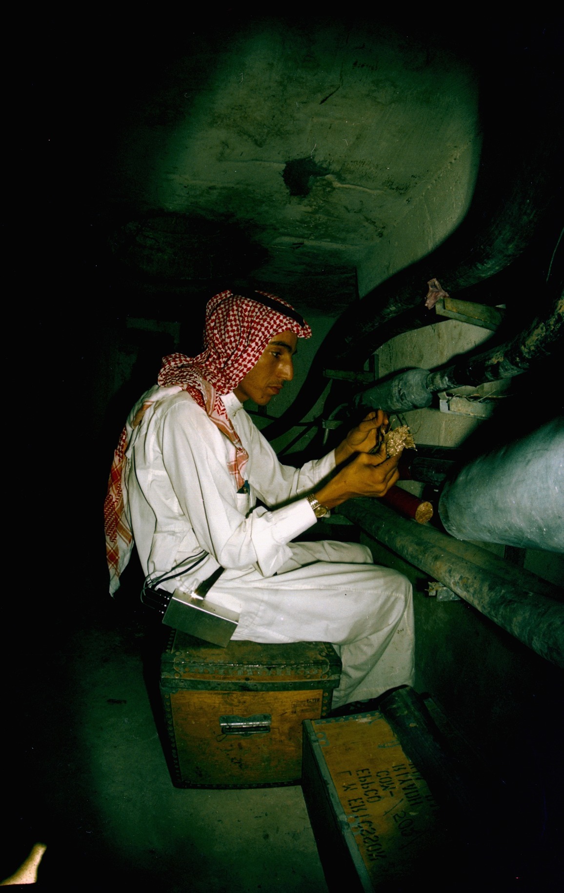 SAUDI ARABIA, 1975, CABLE WORK