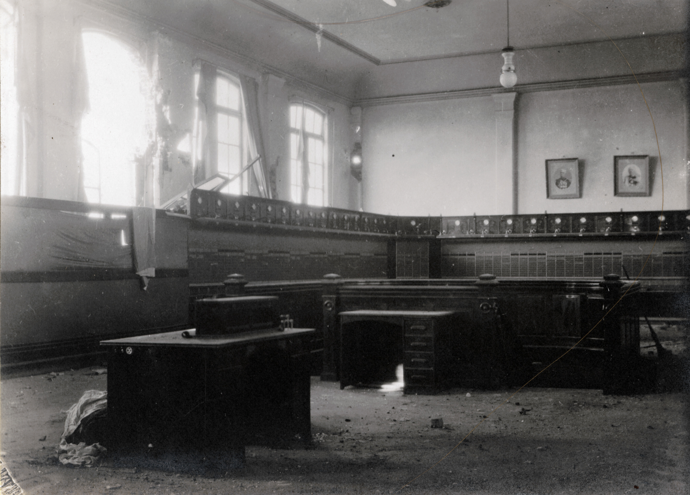 MEXICO, 1913, TELEPHONE STATION, CIVIL WAR