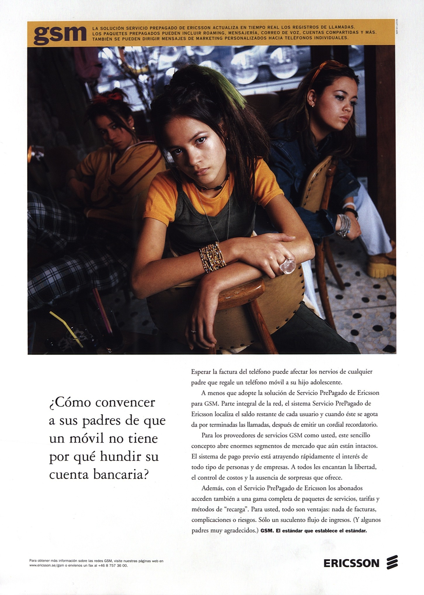 MOBILE SYSTEM, GSM CASH CARDS, ADVERT 1999