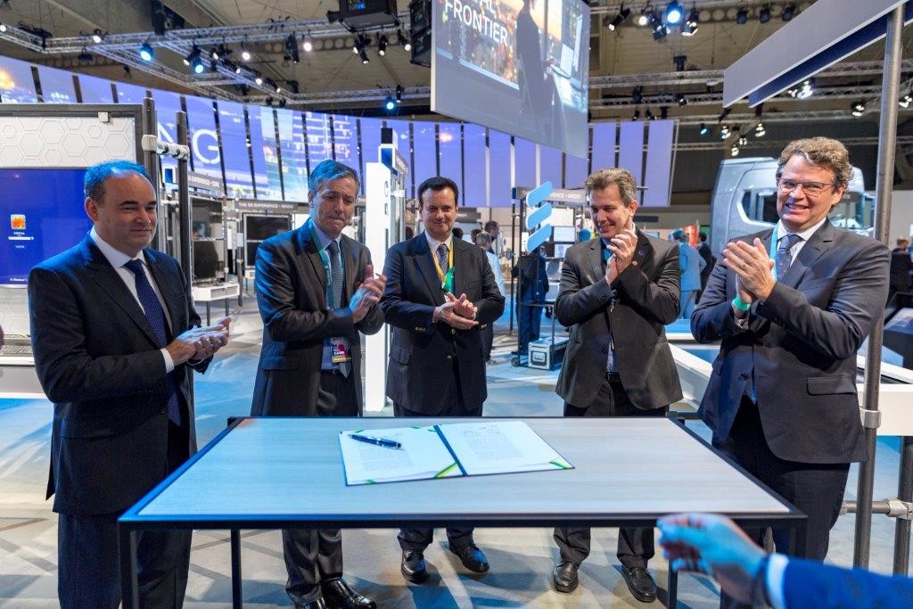 Signing of agreement with Brazilian government for public safety IoT