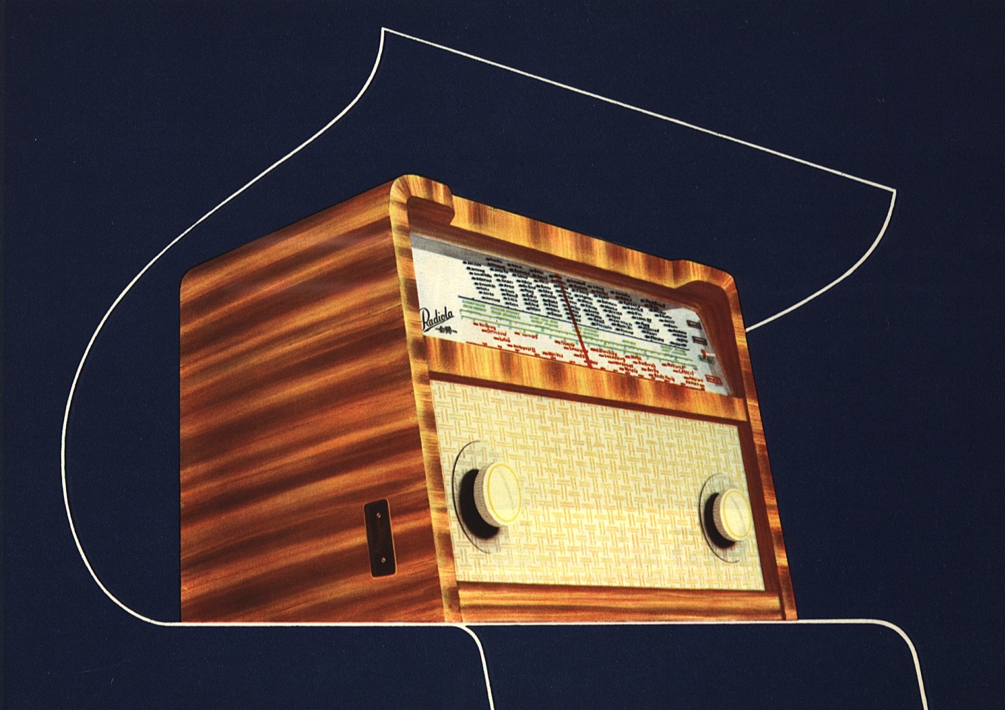 Radio set, Radiola advert from 1944