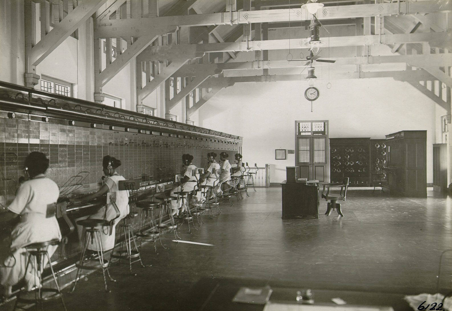 Indonesia, 1924, telephone station