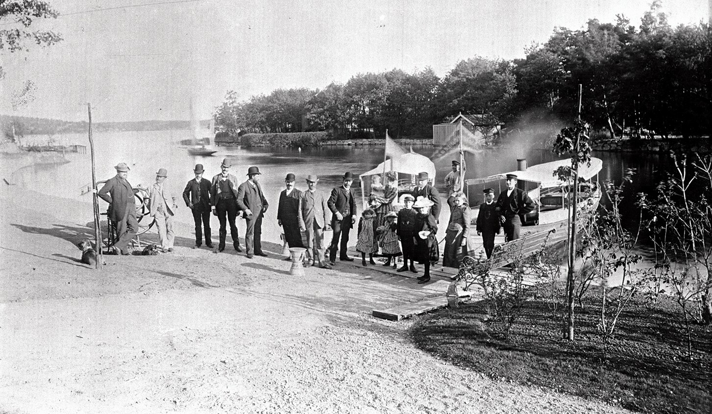 Sweden, 1890s, summer archipelago trip