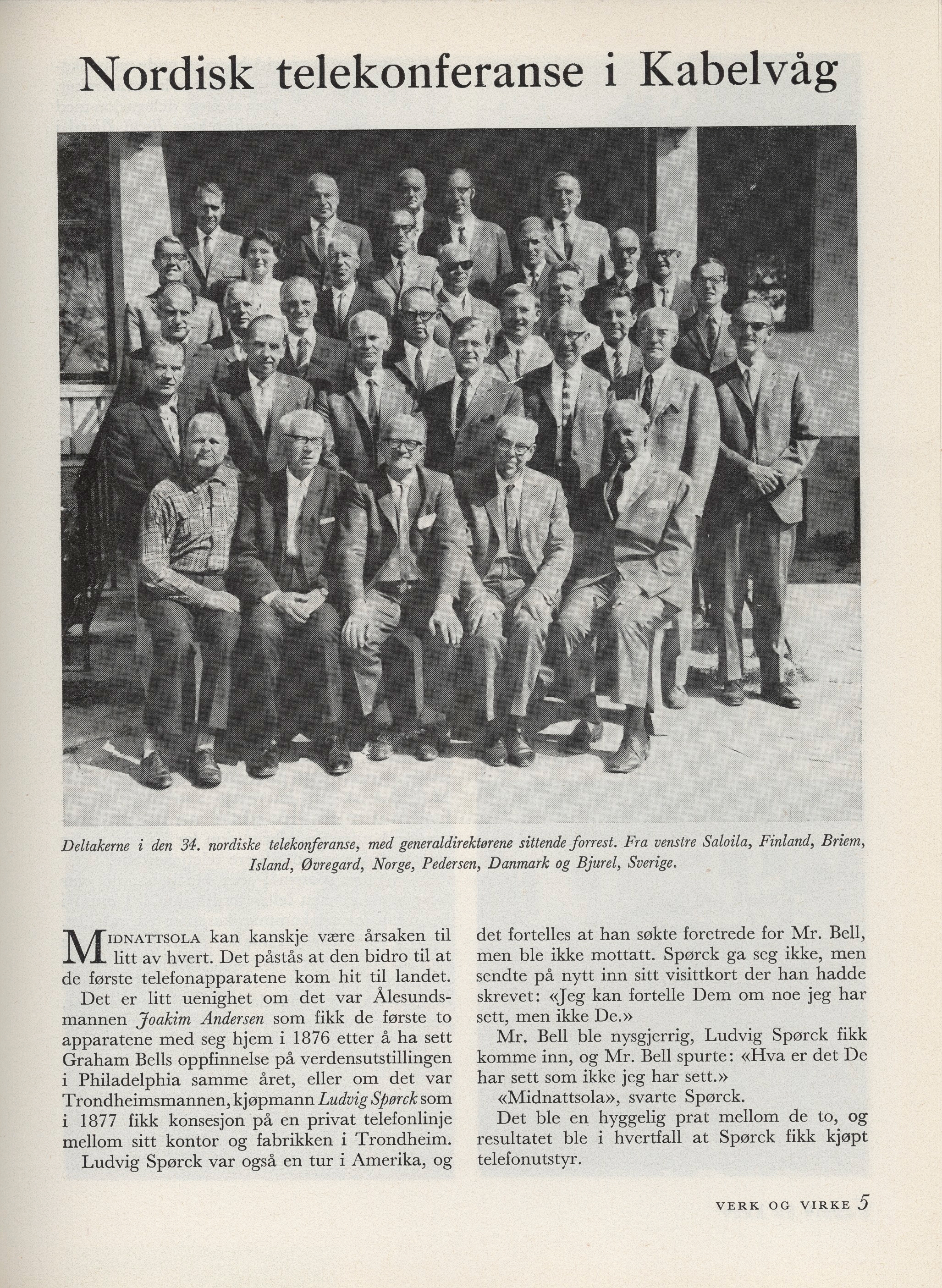 CONFERENCE IN KABELVÅG