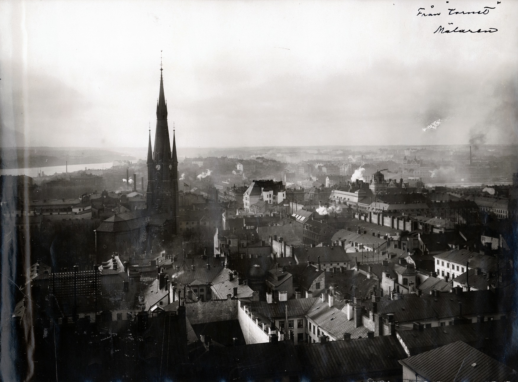 Sweden, 1903, Stockholm tower view