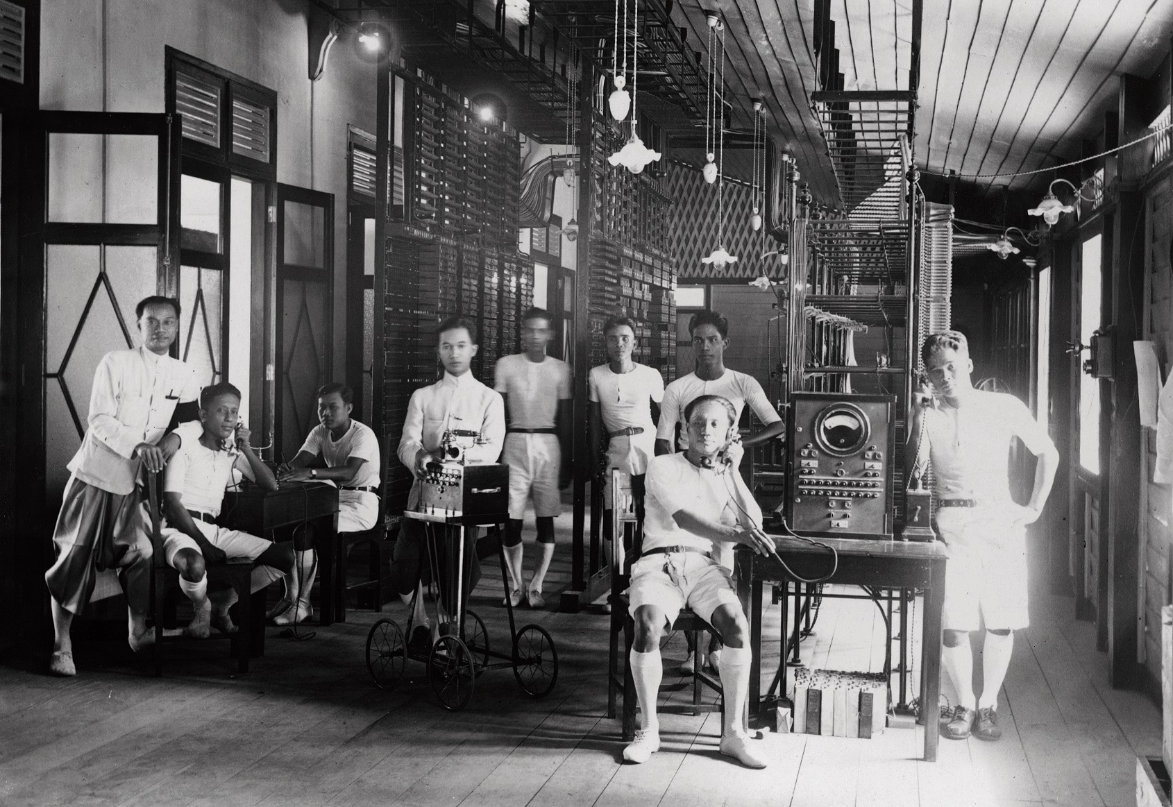 Thailand, 1930, telephone exchange