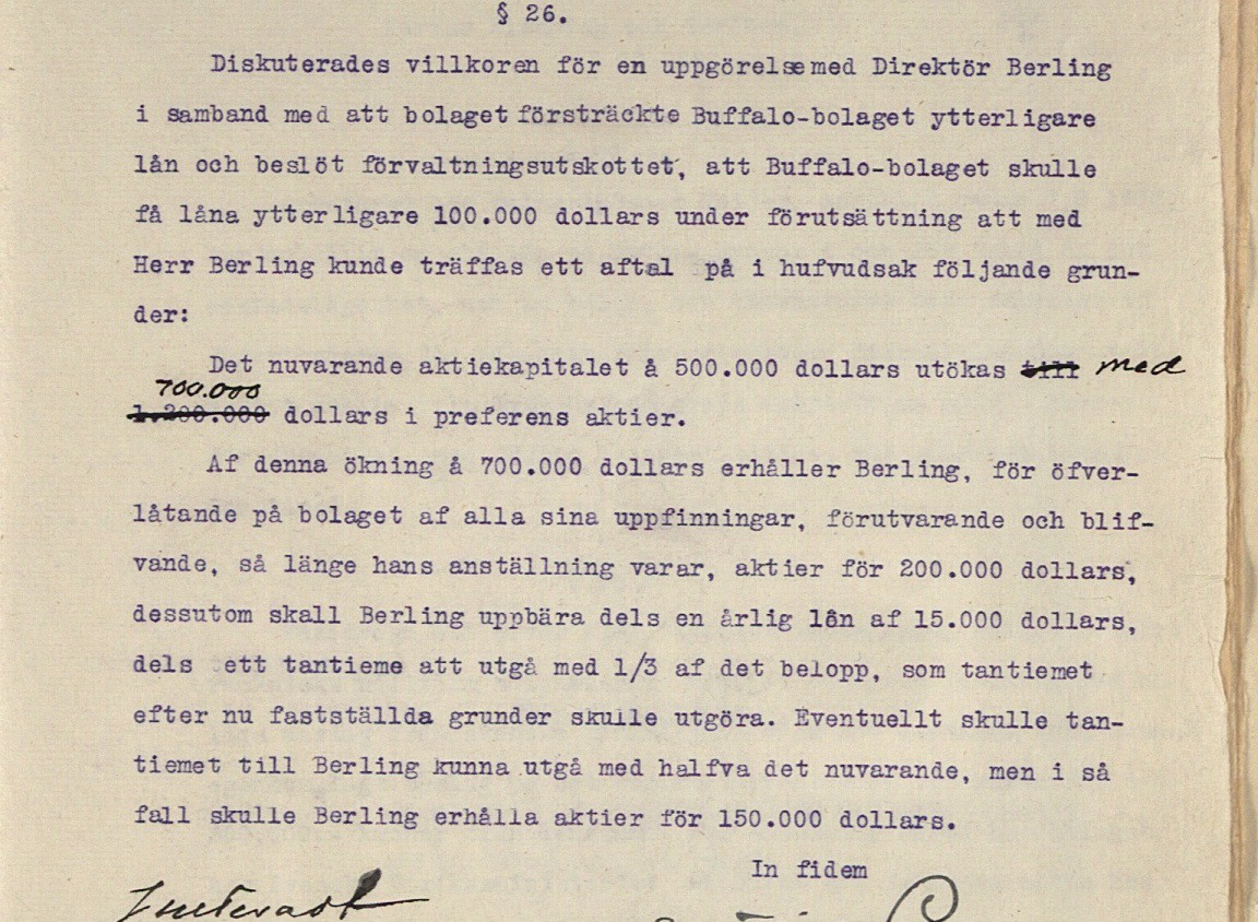 MINUTES, BOARD OF DIRECTORS, 1919