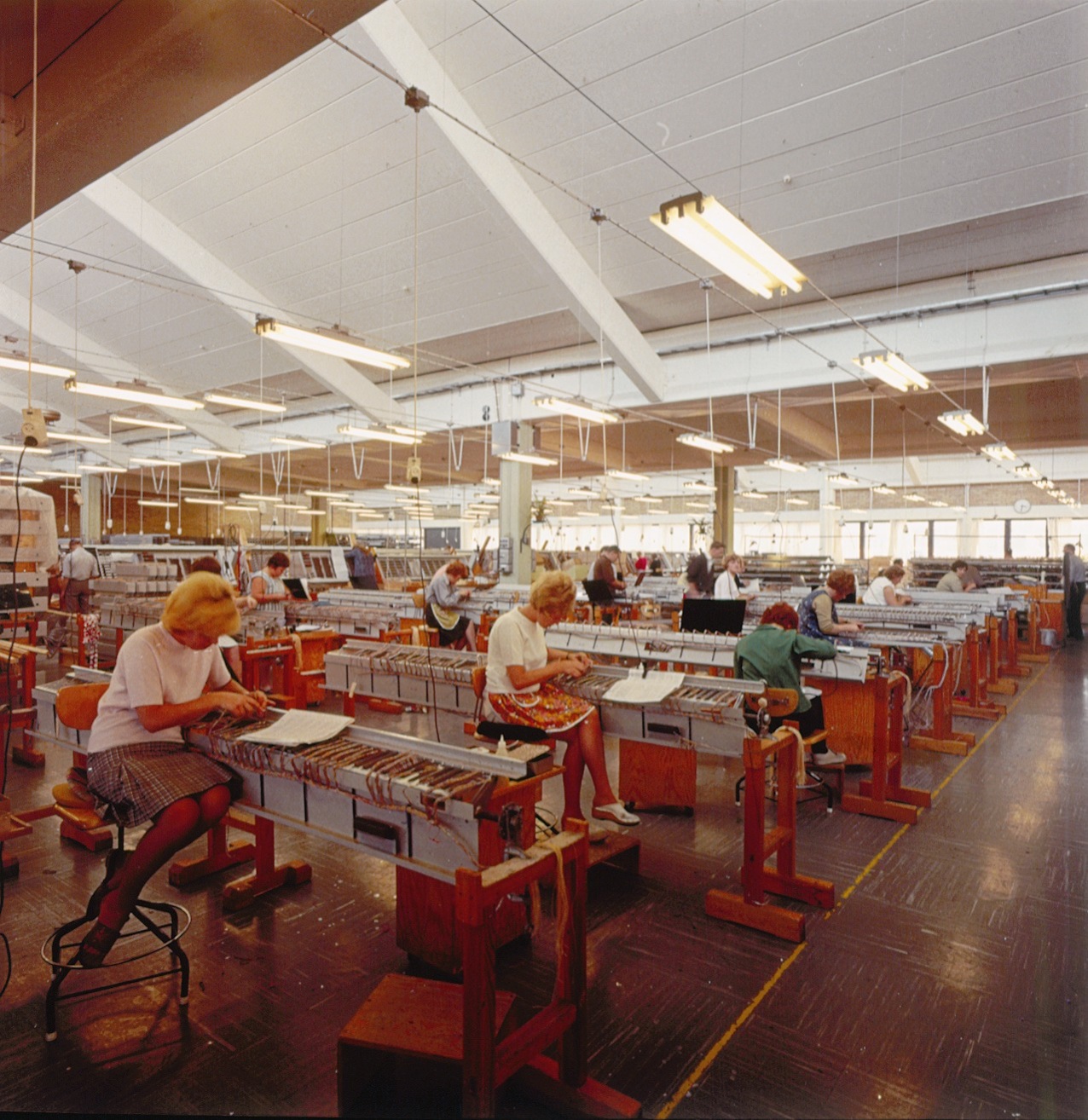 Sweden 1965, Crossbar switch production.
