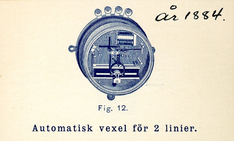 Switch, 2 lines, 1884