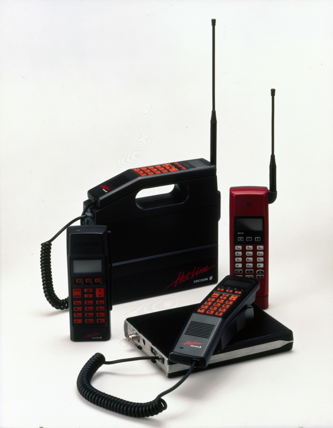 Mobile phones, Hotline models, 1990.