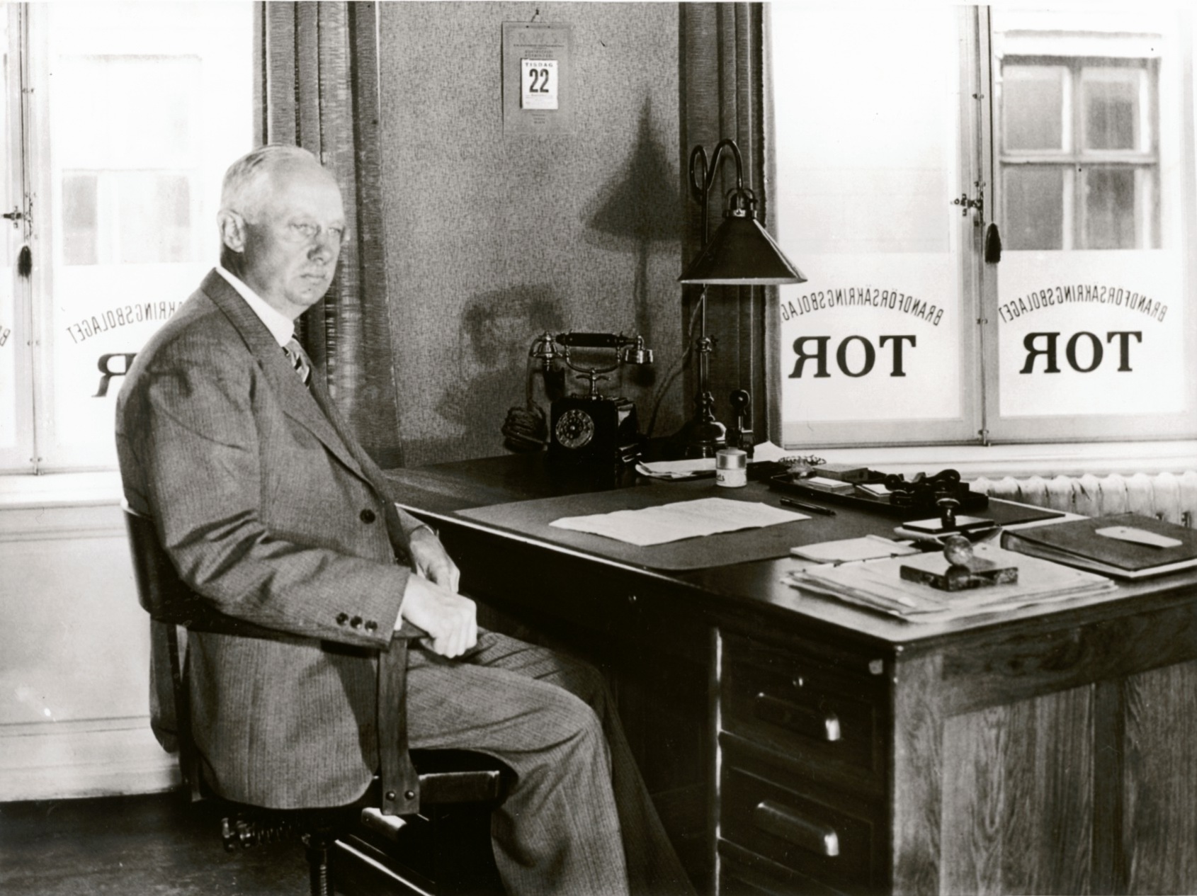 Sweden, 1920s, insurance comp. office