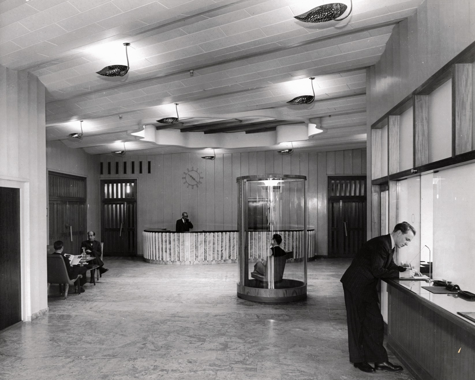 Sweden, 1946, Telefonplan, entrance hall