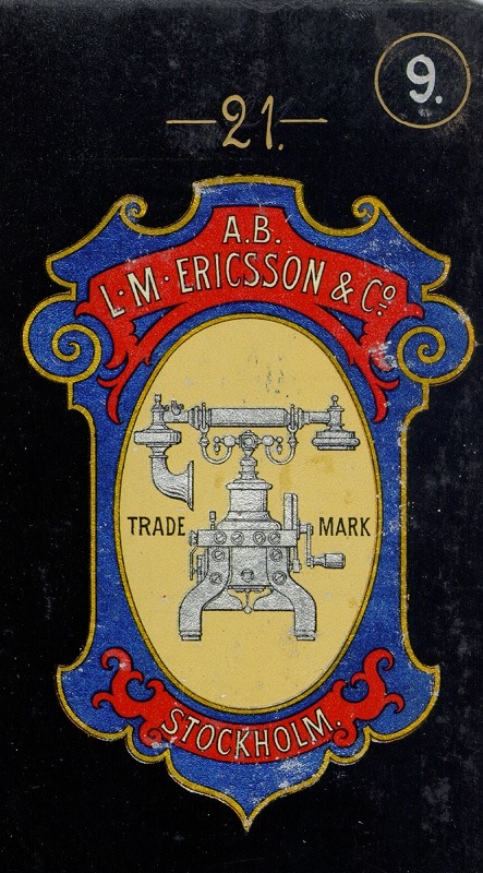 Ericsson's logotype, c. 1900s