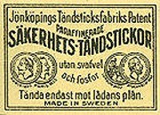 MATCH BOX SYMBOLIZING THE KREUGER EMPIRE