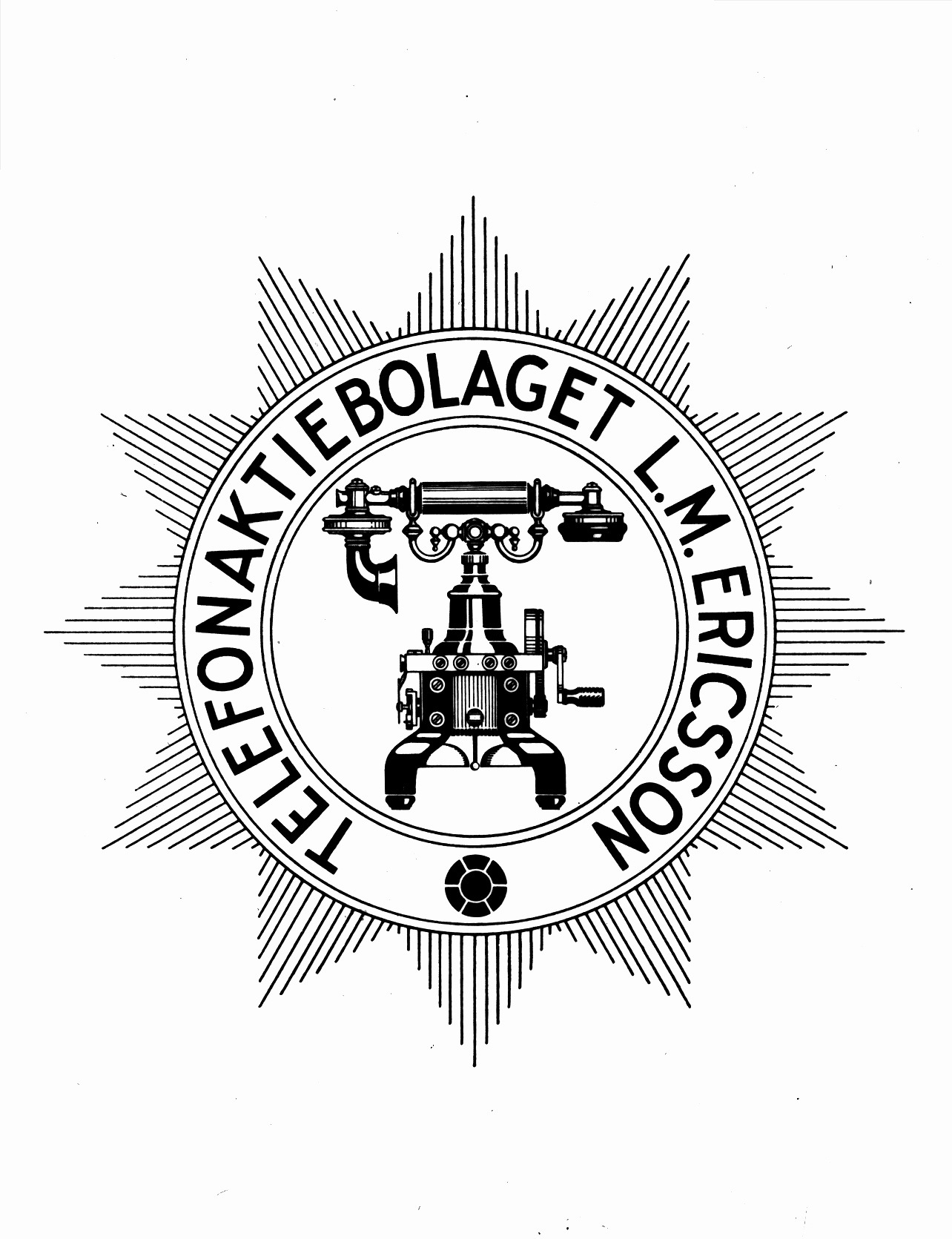 Ericsson parent company, logo, 1931