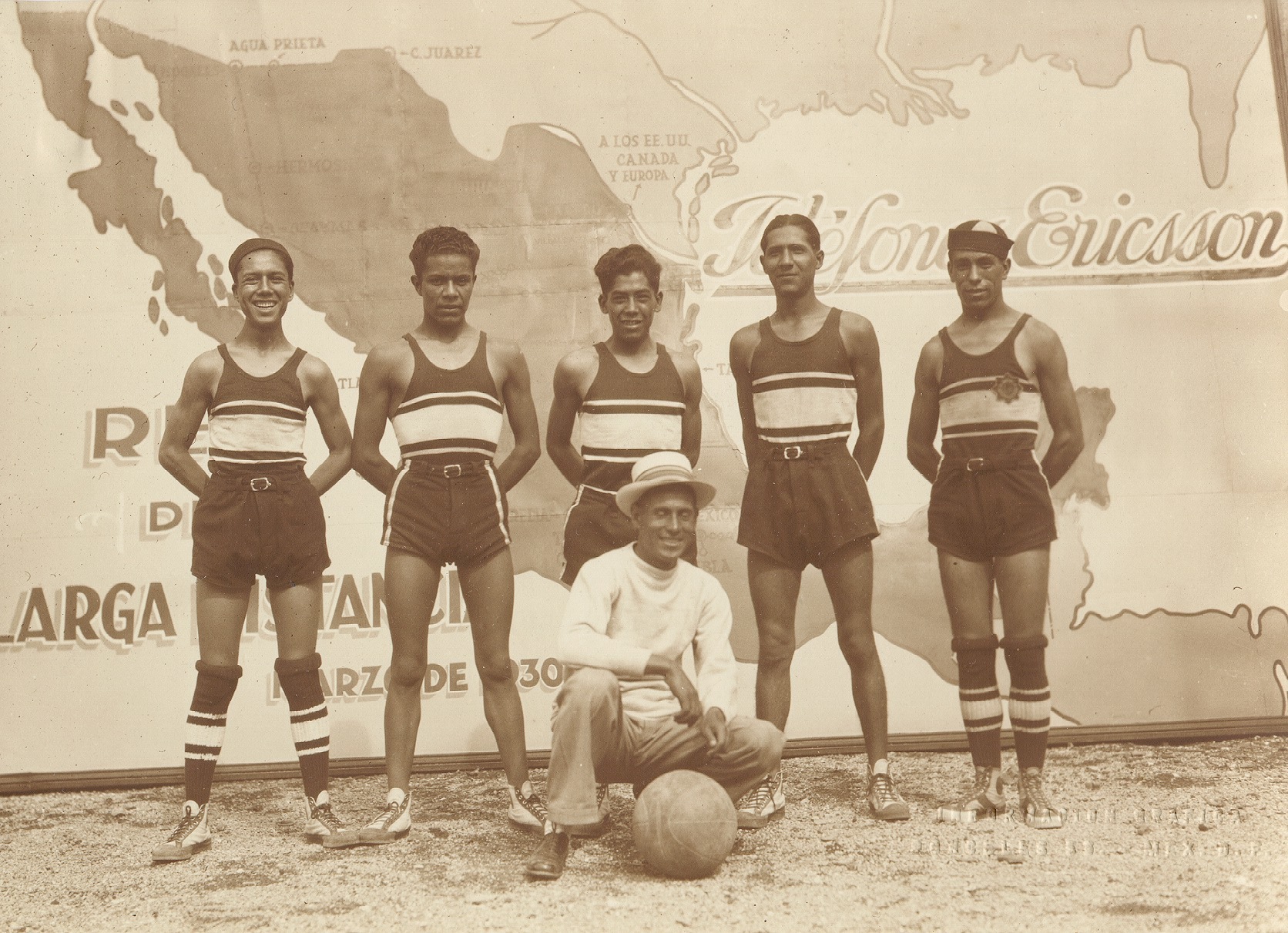 MEXICO, 1930, ERICSSON BASKET BALL TEAM