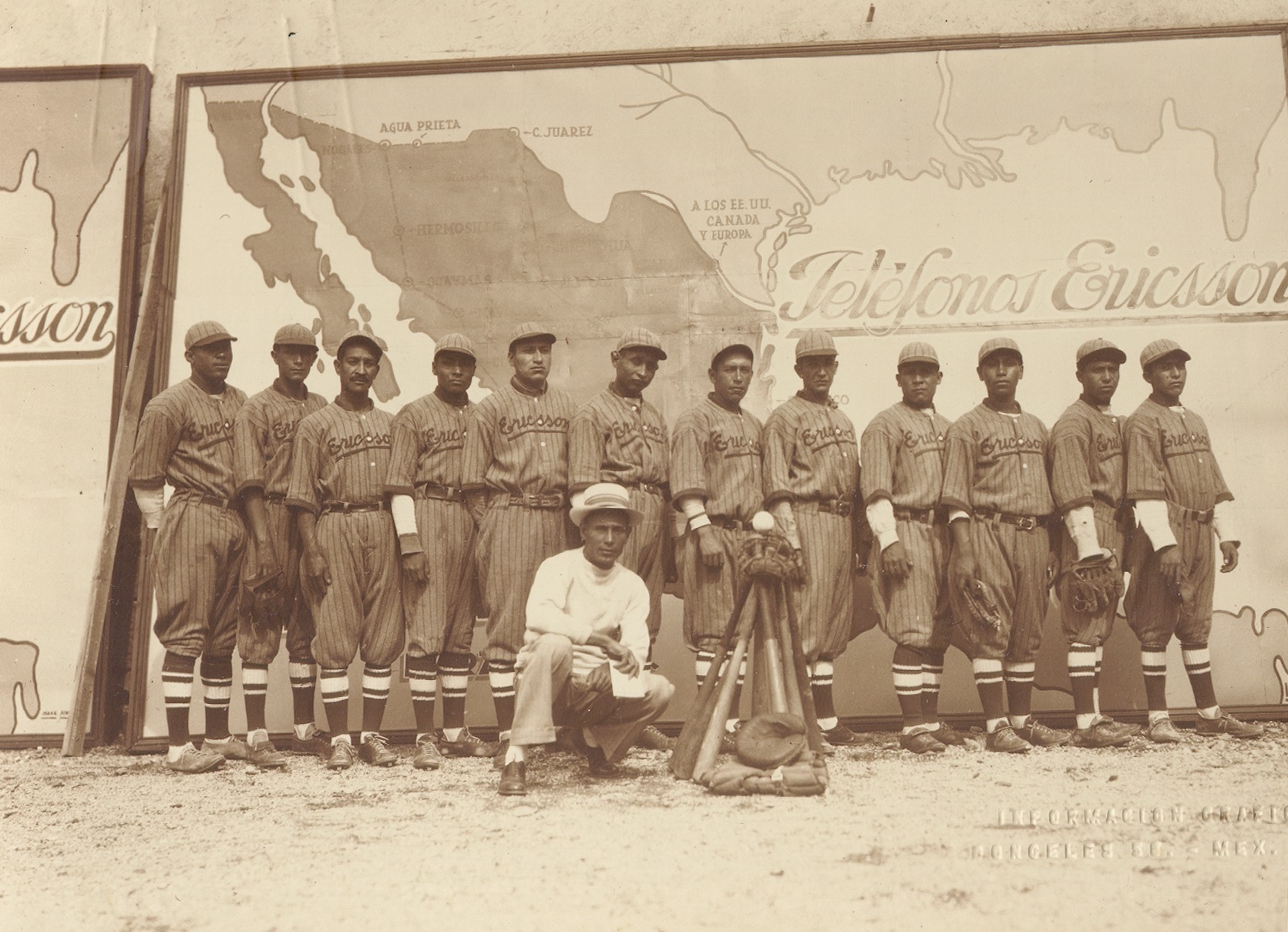 MEXICO, 1930, ERICSSON BASEBALL TEAM