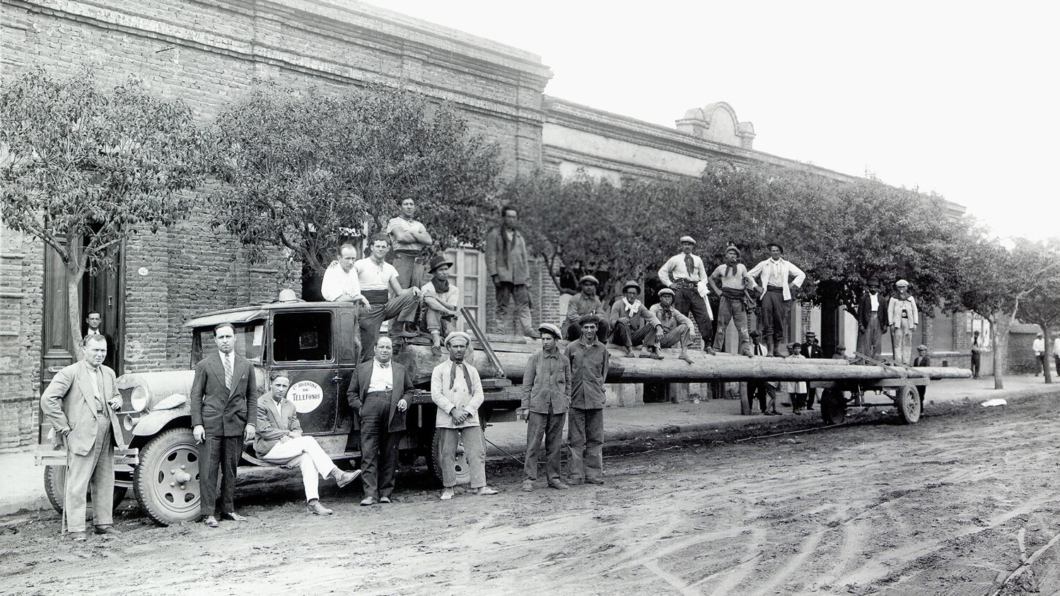 TELEPHONE POLE TRANSPORT