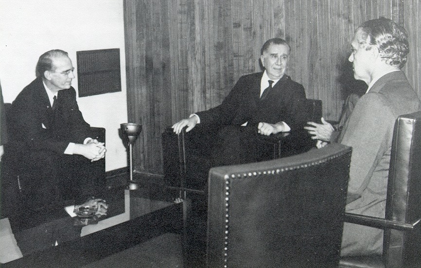 Brazil, 1970, visit by the Ericsson president