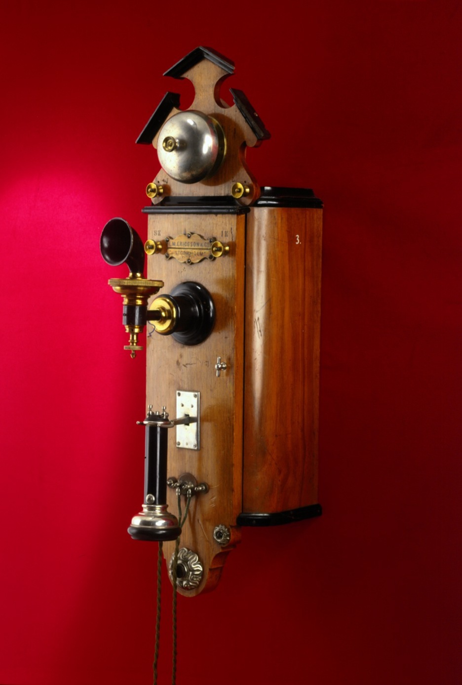 Telephone, 1881 wall model.