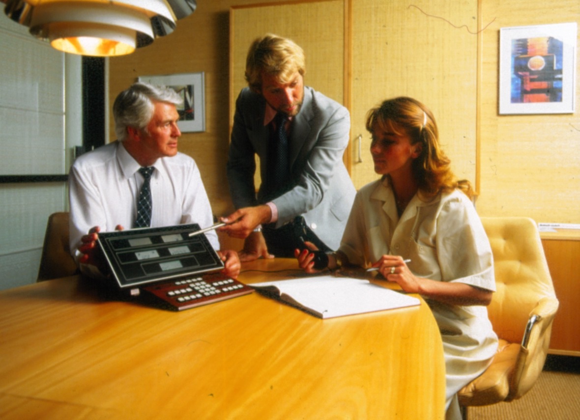 Switch, MD 110, digital office switch, 1979