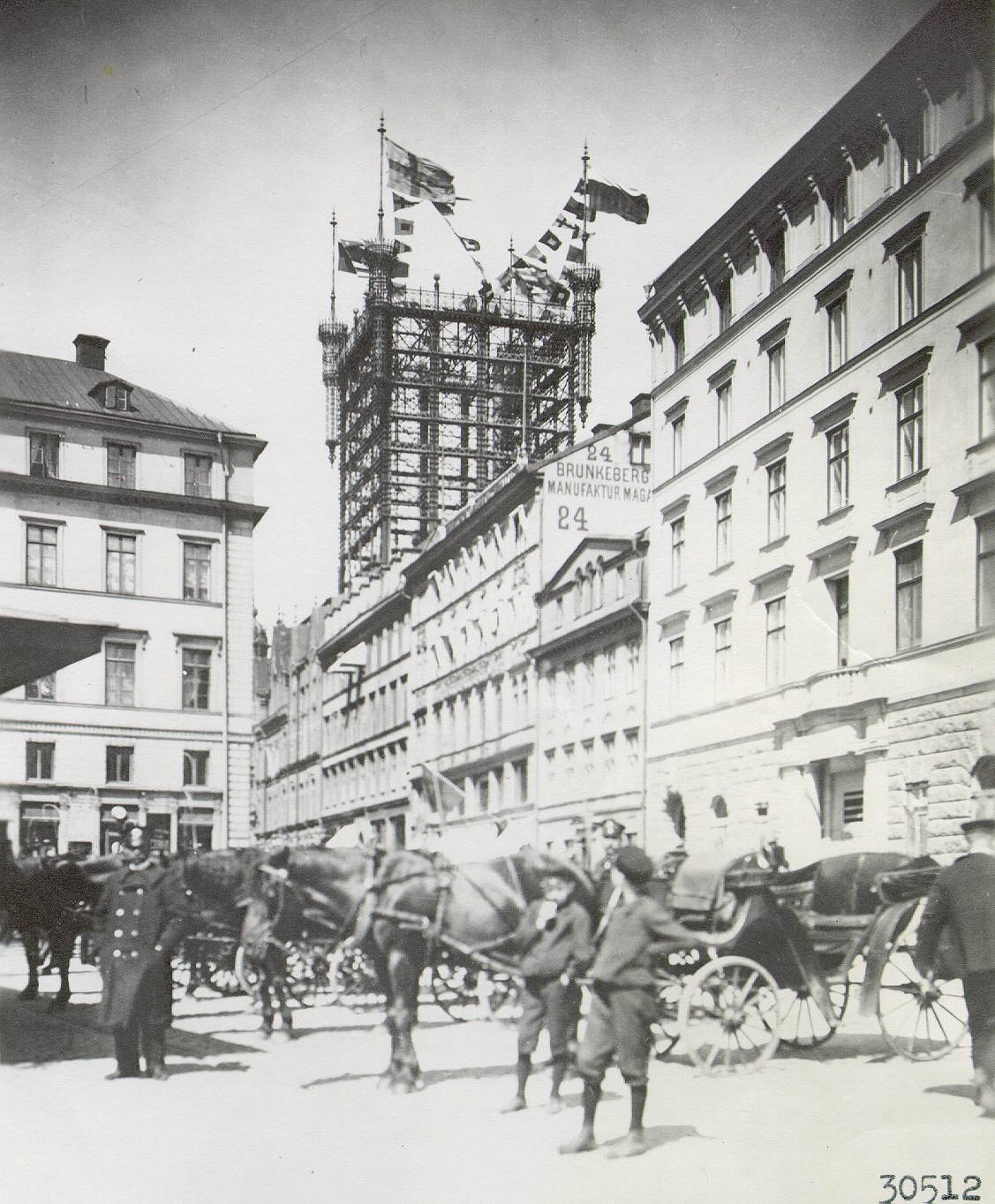 SWEDEN, 1900S, TELEPHONE TOWER