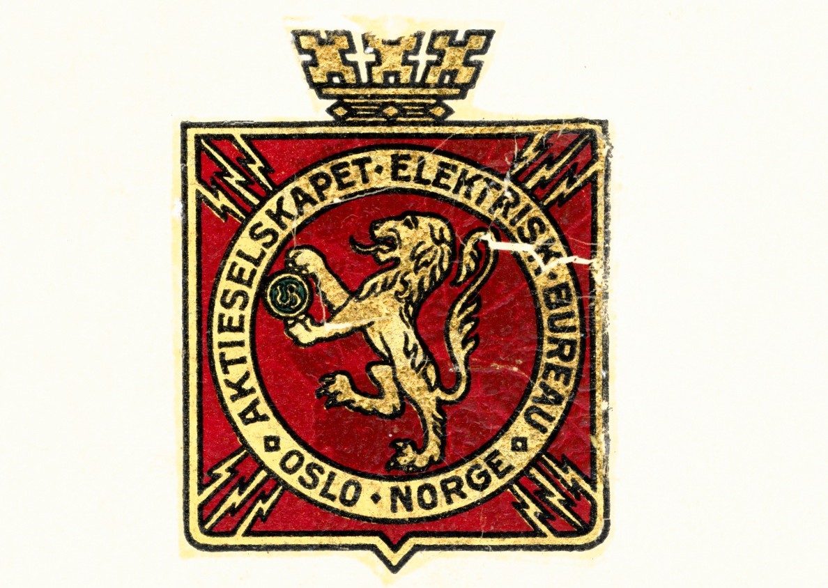 Elektrisk Bureau, A/S, logotype, c. 1920s