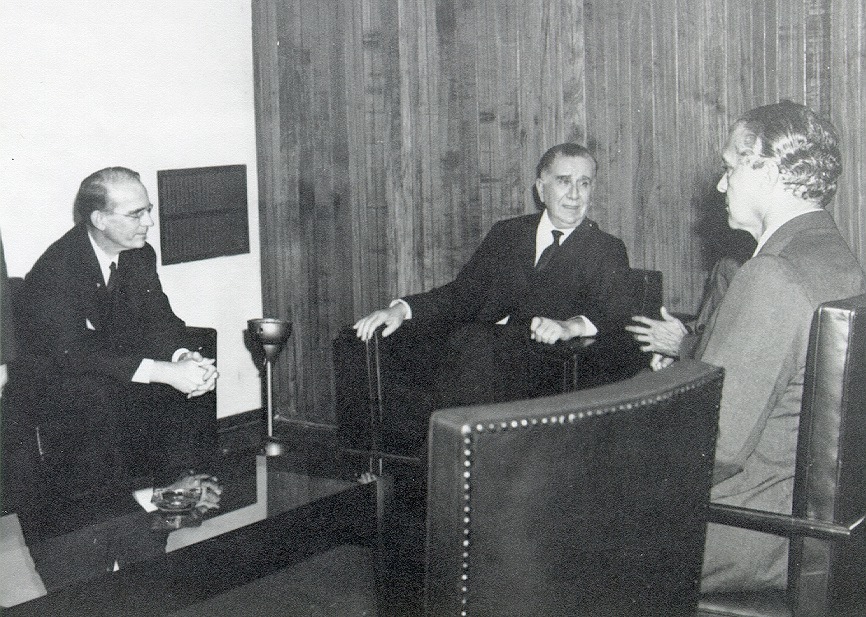 Brazil, 1970, visit by the Ericsson president