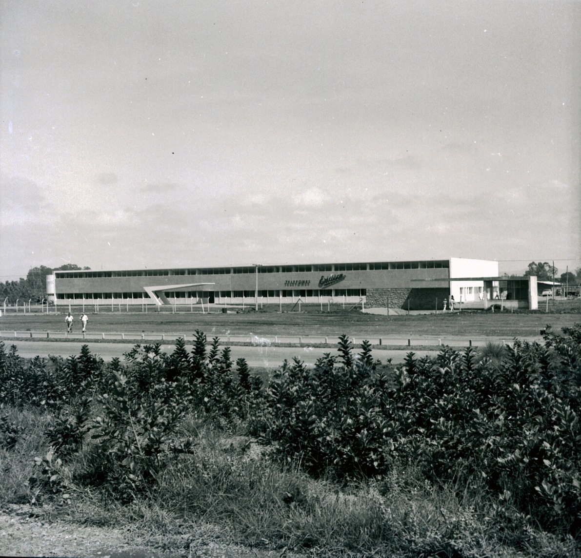 Brazil, 1955, Ericsson plant from a distance