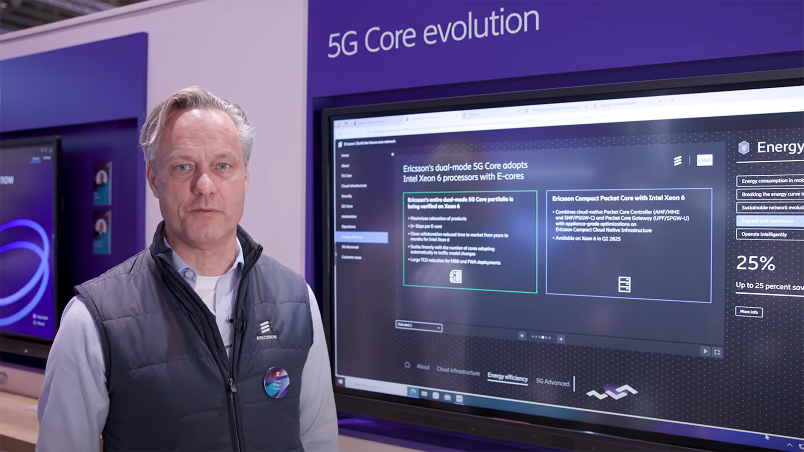 Ericsson’s 5G Core Evolution with Intel® Xeon® 6 with E-Cores