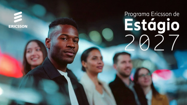 Programa Ericsson de Estágio 2027 banner