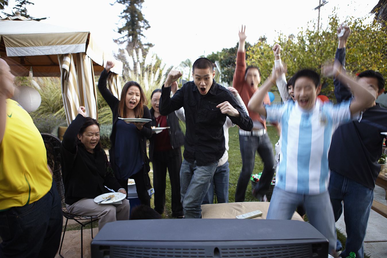 Lives sports TV_cheer