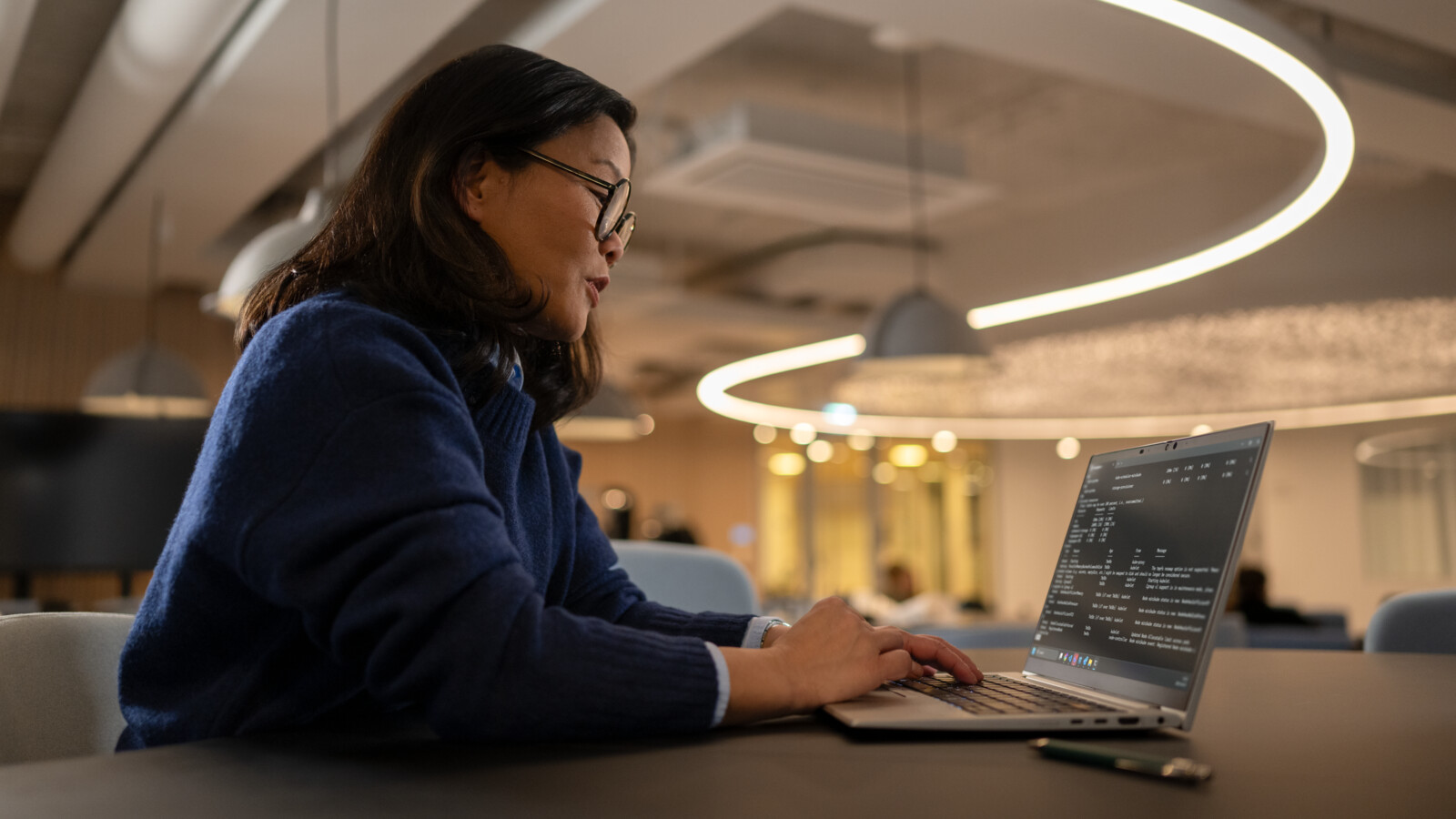 women in front of computer.