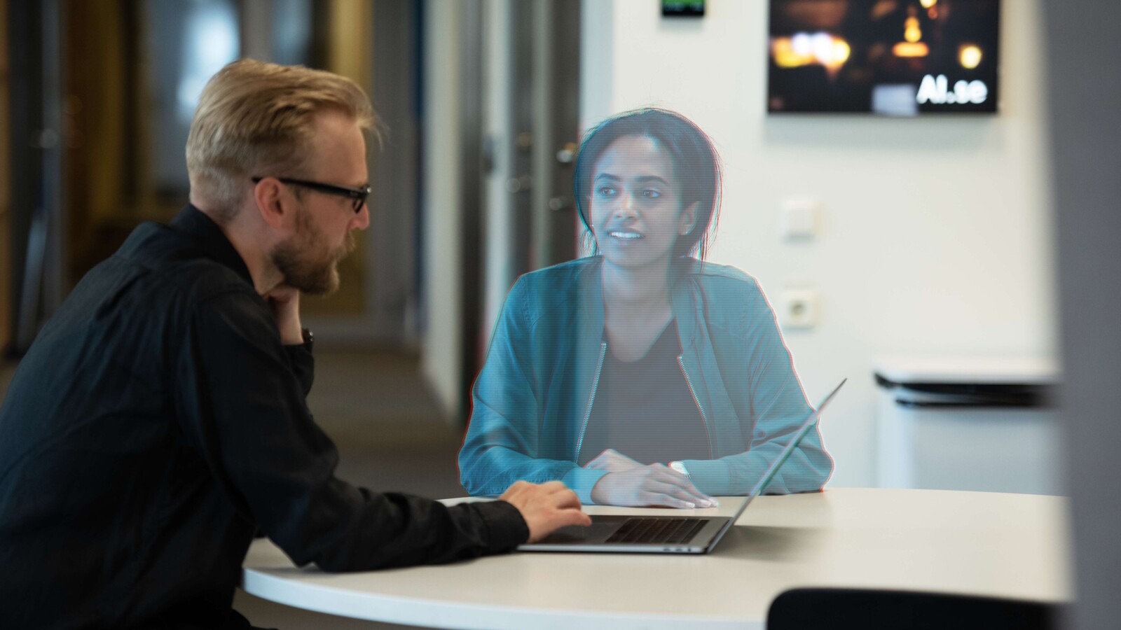 Hologram AR meeting
