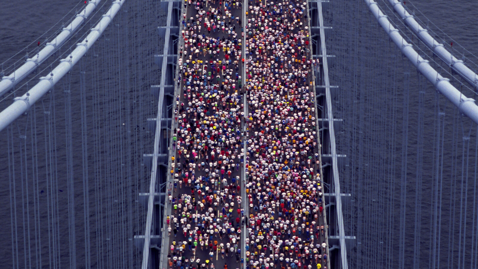 New York City marathon race across Verrazano