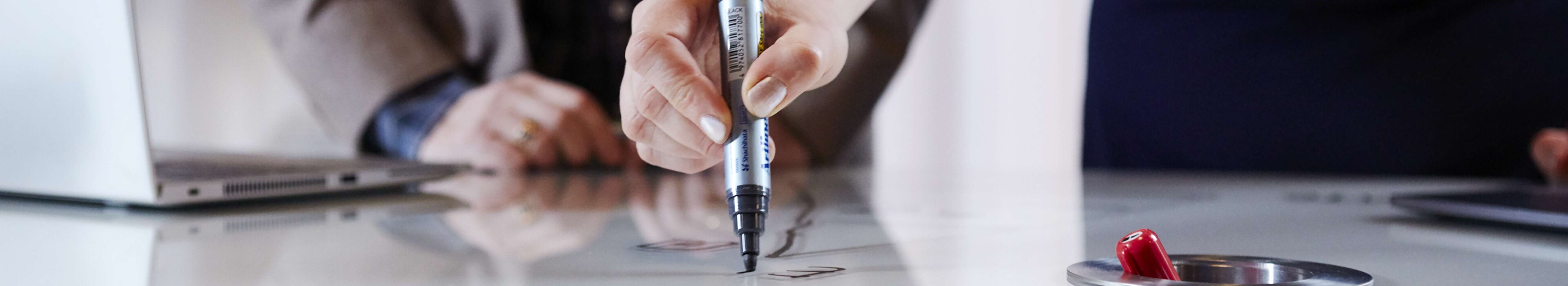 Hand with marker