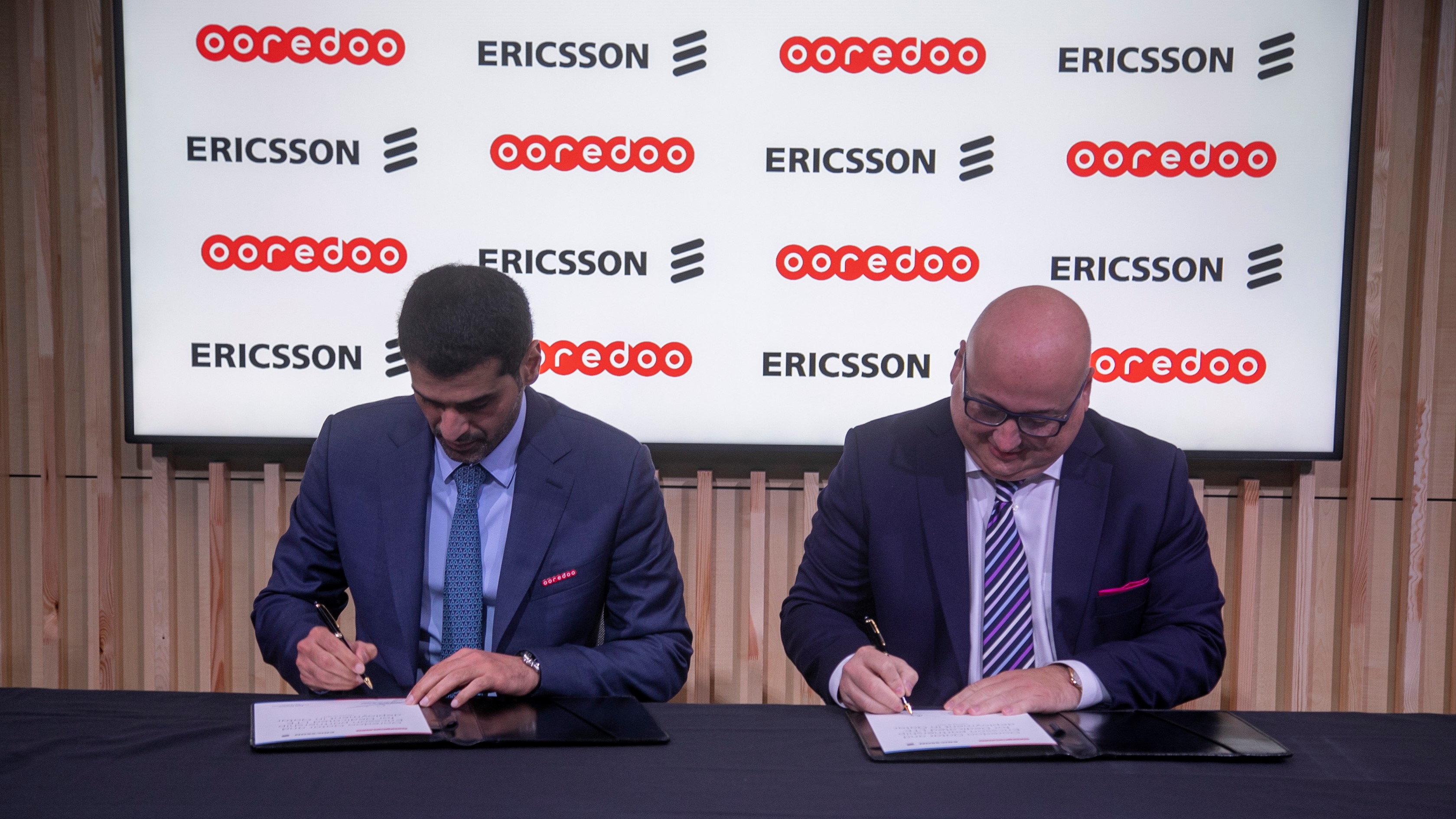 Sheikh Mohammed Bin Abdulla Al Thani, Ooredoo and Fad Pharaon, Ericsson