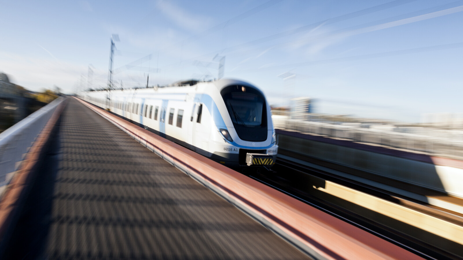 moving train