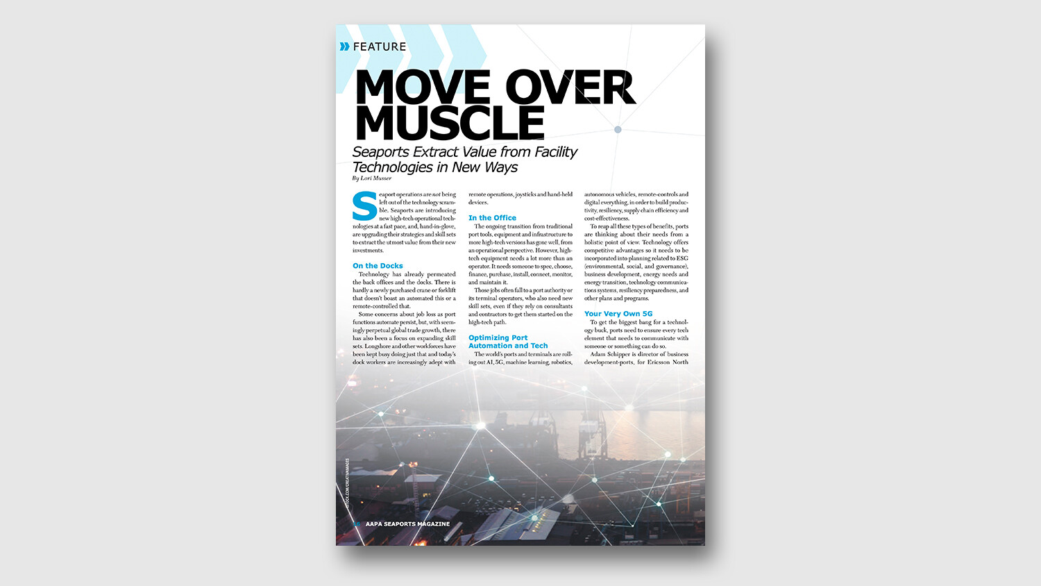 Article cover mockup