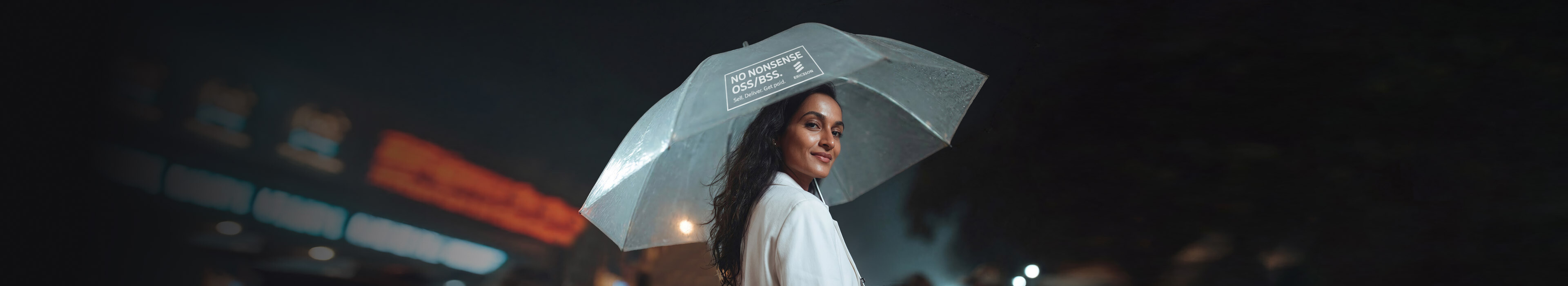 Lady with an umbrella