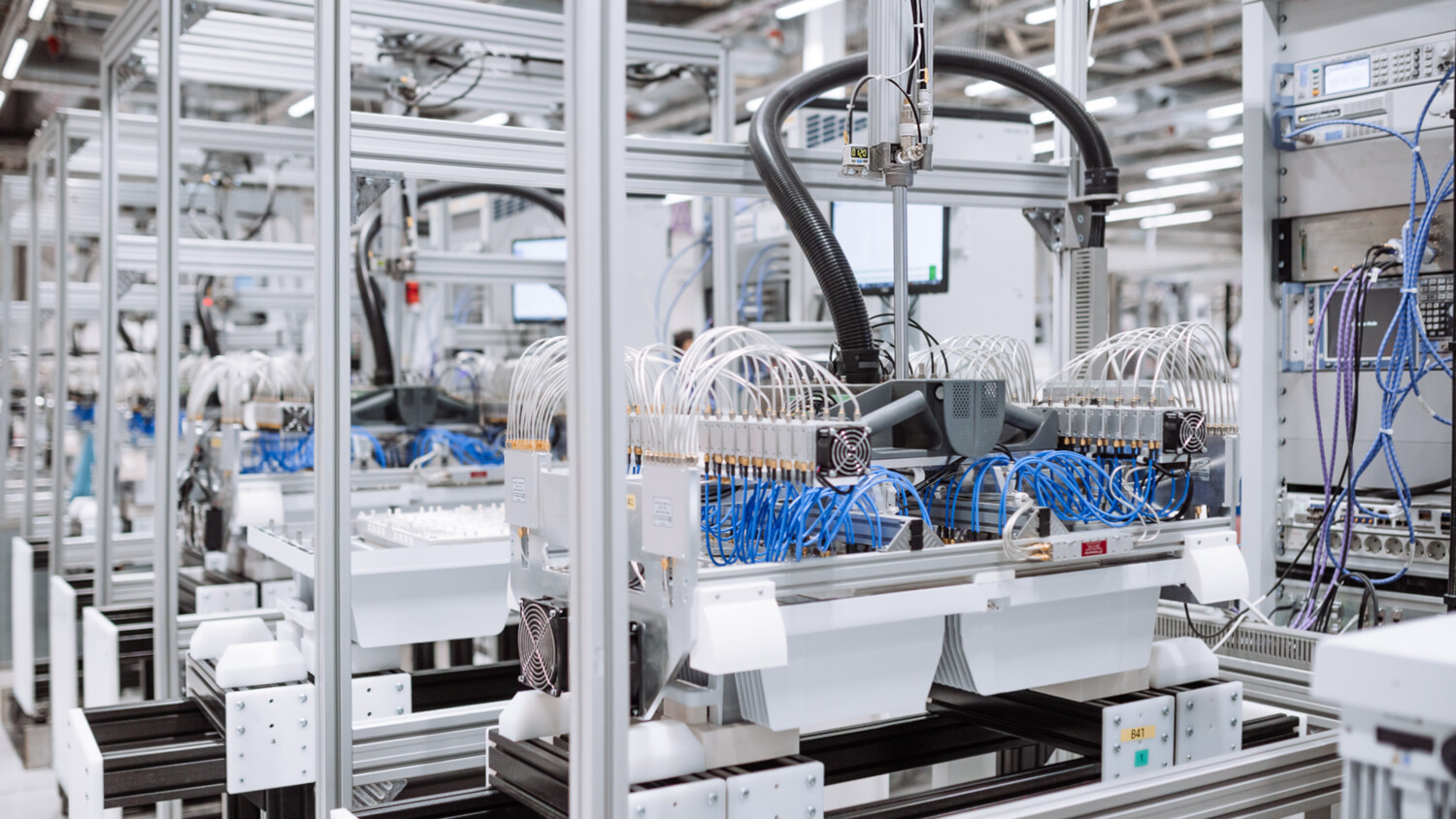 Robot in una fabbrica