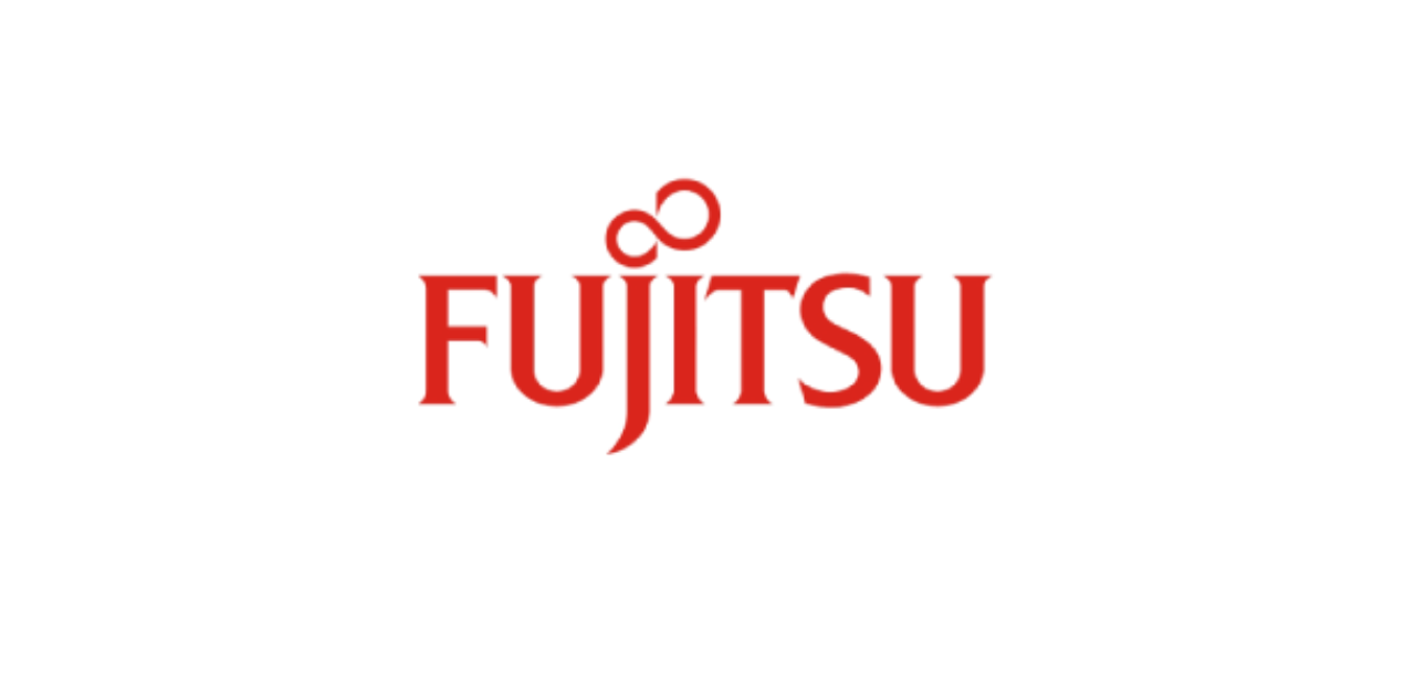 Fujitsu logo.