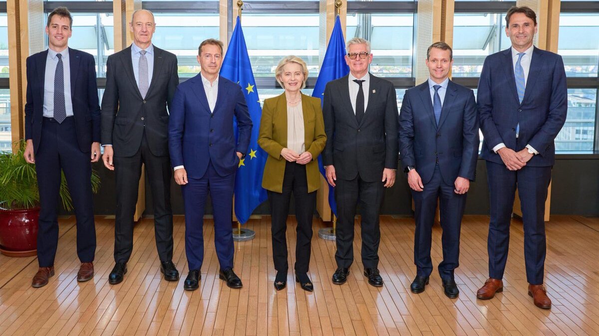 eu tech creators with european commission president ursula von der leyen
