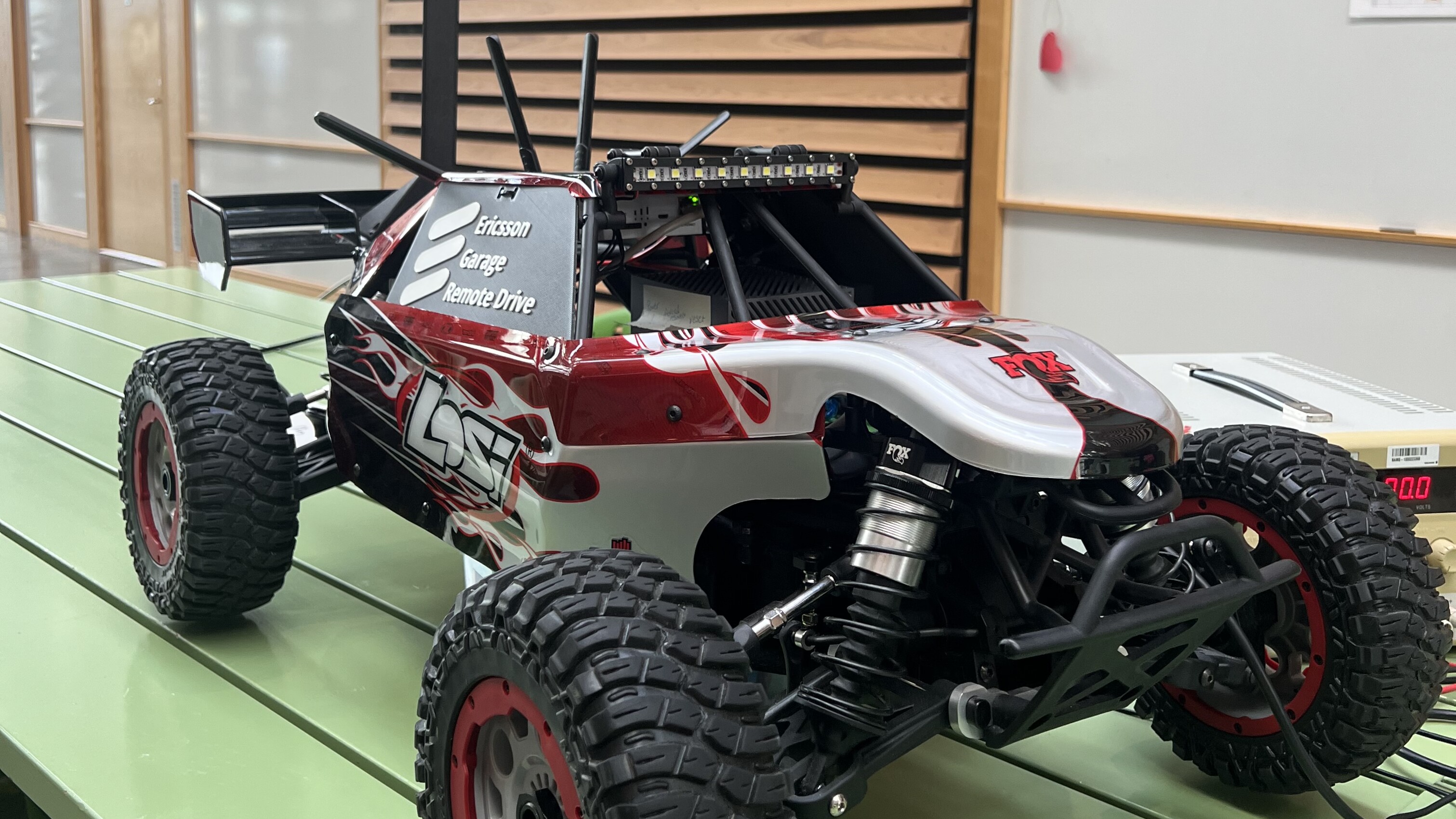 Remote 5G Car on table