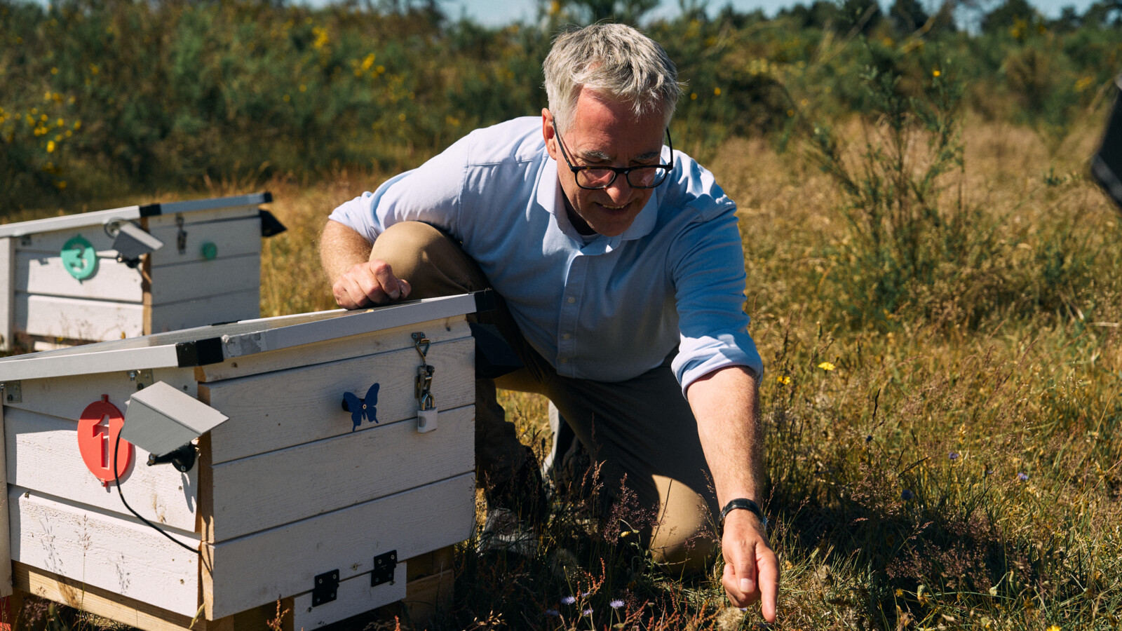 Jonas Wigander in his scientific research