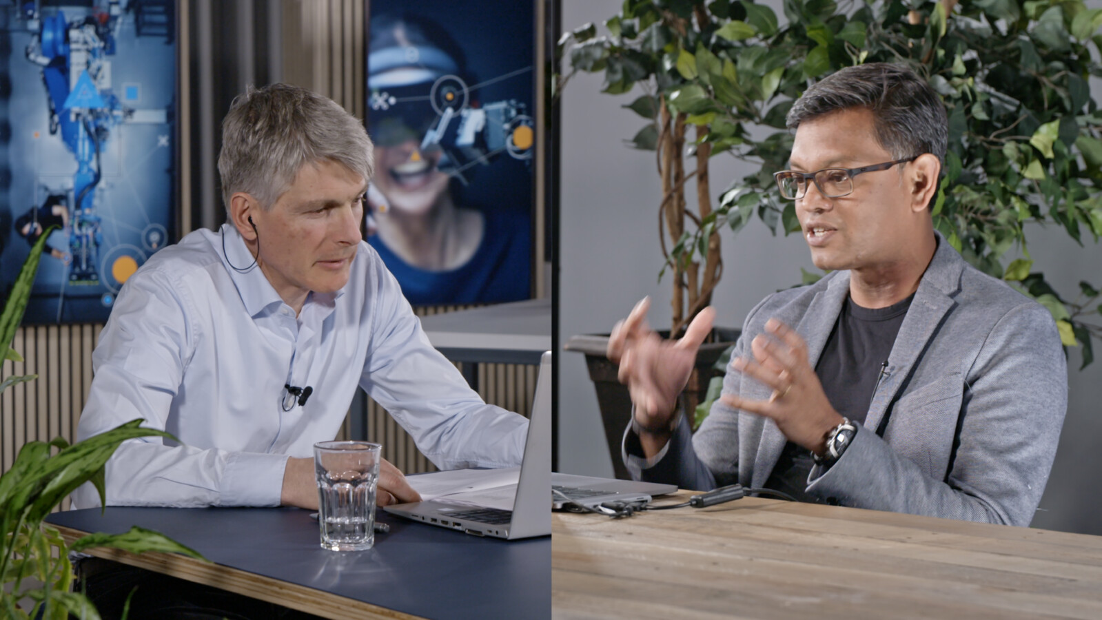 Erik Ekudden, CTO, Ericsson and Bikash Koley, VP of Global Networking at Google Cloud.