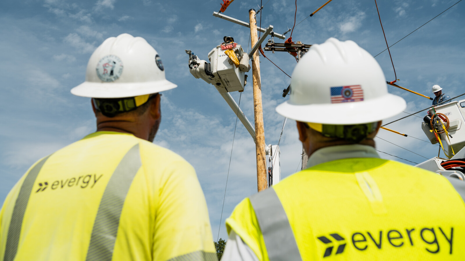 Utility Workers Supporting Grid Reliability